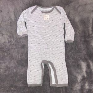 Burt’s Bees Baby 3-6 mos Gray/Cream Onesie